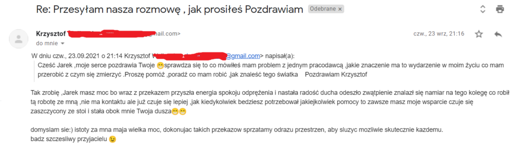 Jasnowidz Medium Kontakt z Osobą zmarłą